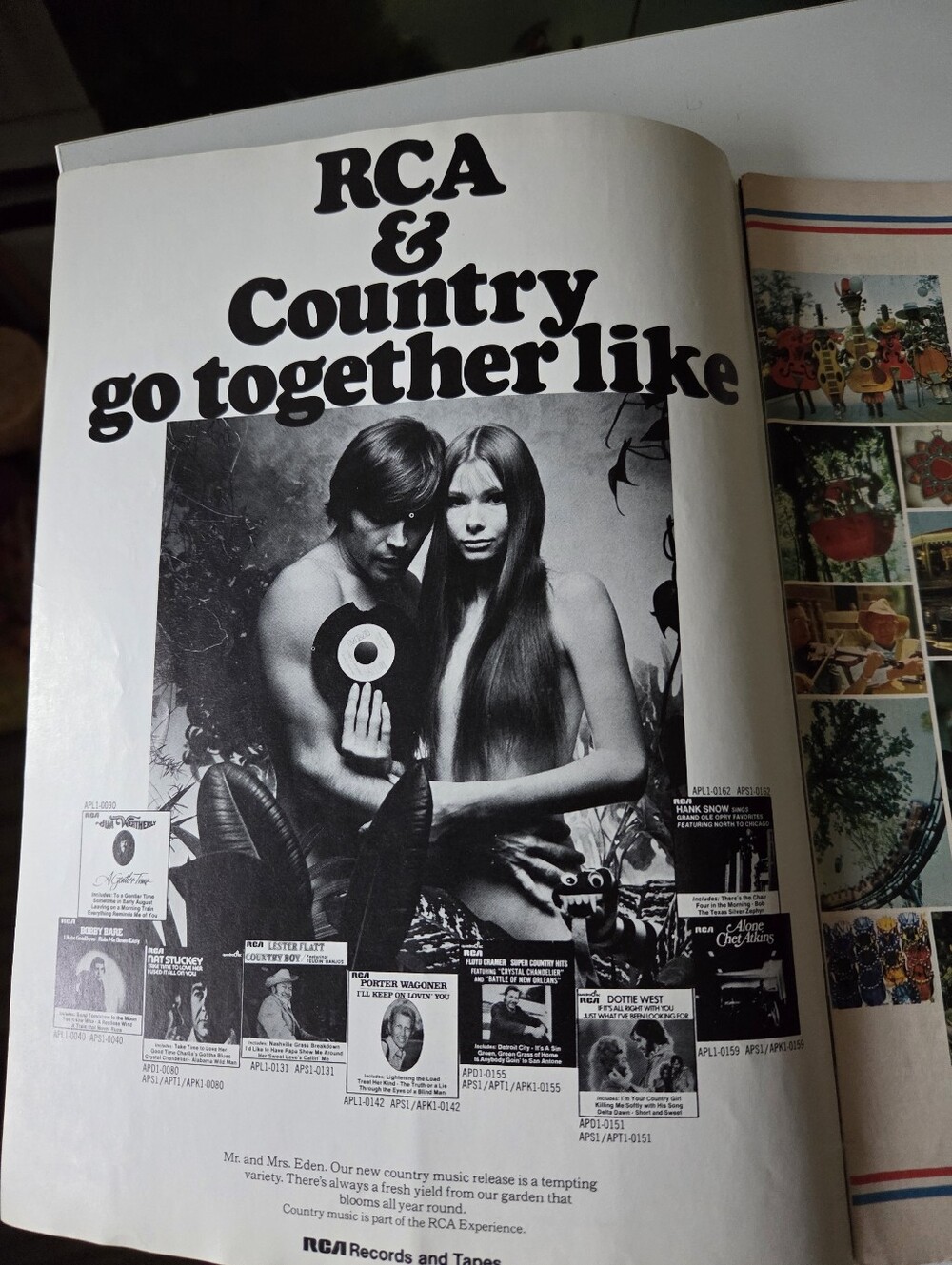 Vintage 1970s Country Music Magazine May 1973 Johnny Cash Cover - Picture 3 of 9